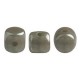 Cuentas de vidrio Minos® par Puca® - Opaque dark grey luster 43040/14400